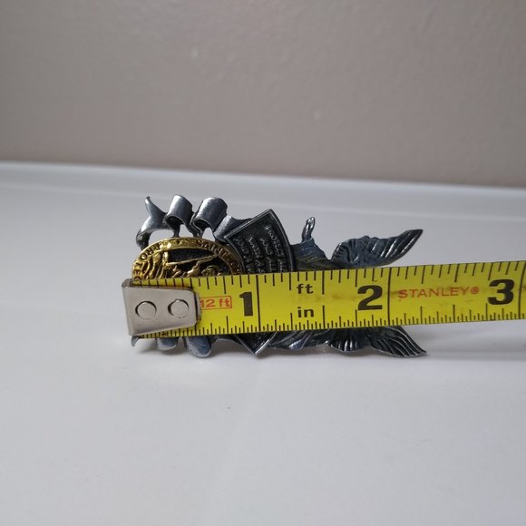 Camco Saint Christopher Protect Us Metal Auto Visor Clip - Picture 12 of 14